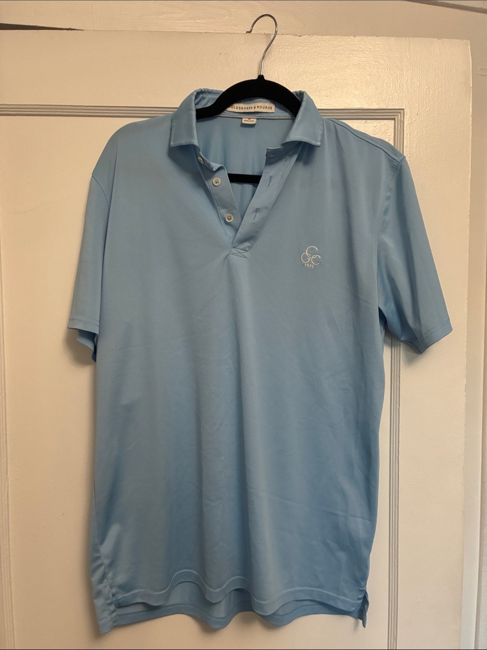 Carolina Golf Club Holderness & Bourne Light Blue Polo - Tailored Fit